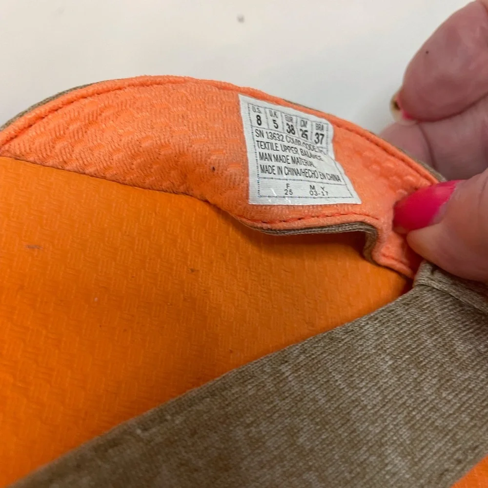 Skechers Gogamat Tan and Orange Casual Sandals - Picture 4 of 4